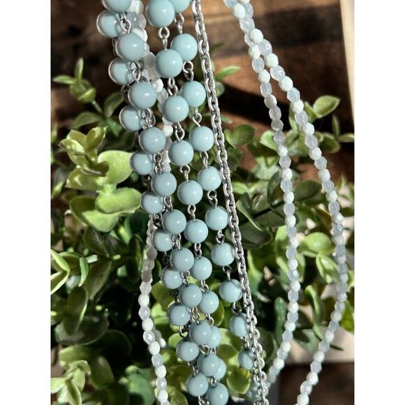 Lia Sophia Multi Strand Beaded Necklace - Picture 3 of 9